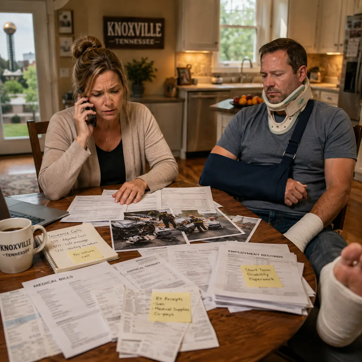 What to do after an accident in Knoxville Tennessee